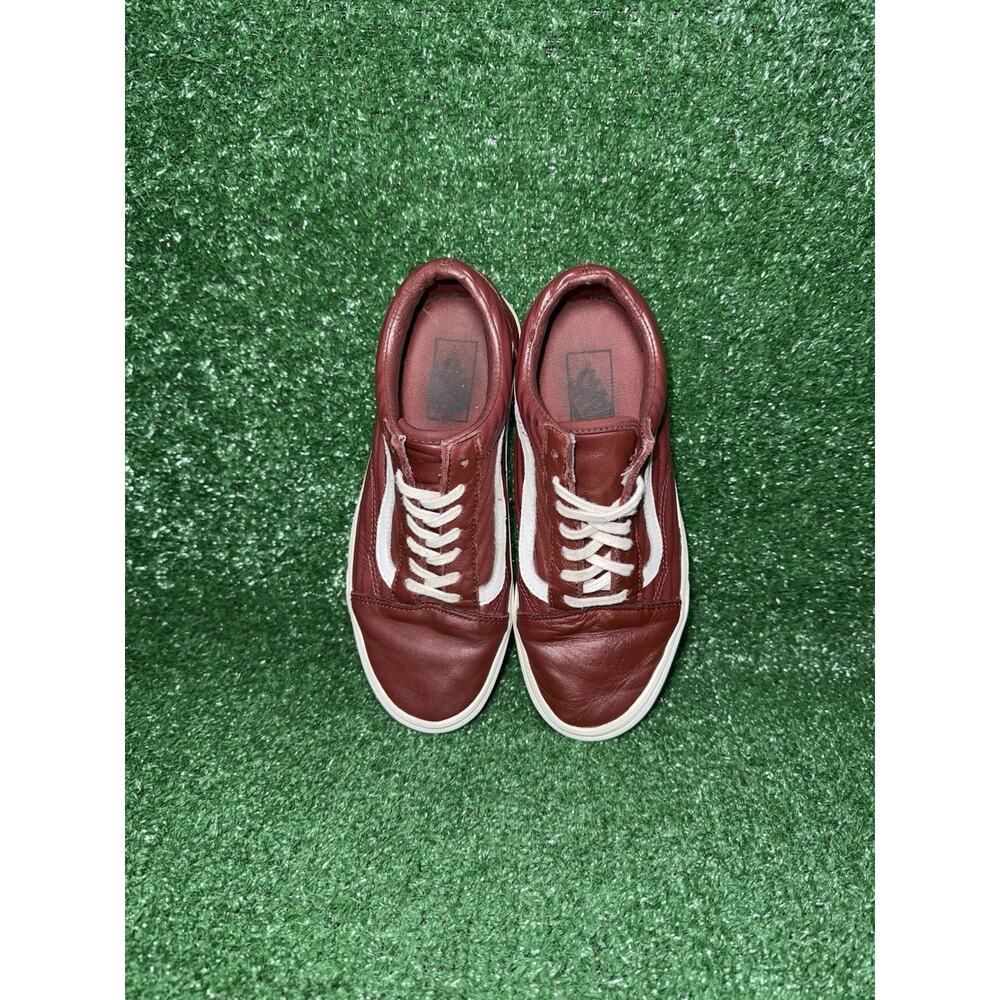 VANS Women's‎ Old Skool Purple Embossed Leather Skate Shoes Sneakers Size 7.5 - Picture 6 of 9